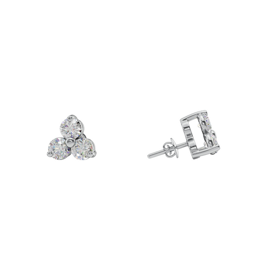 Trio Tiny Stud Earrings