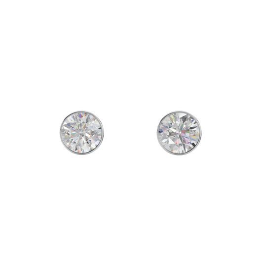 Solitaire Diamond Studs - 92Five