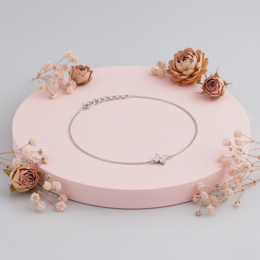 Diamond Studded Anklet