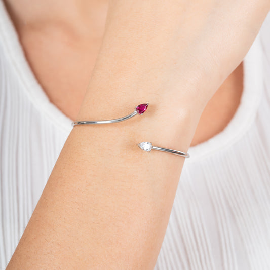 Aurora Drop Open Bracelet - 92Five