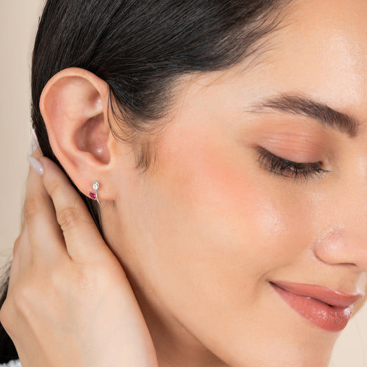 Tulip Minimalist Earrings