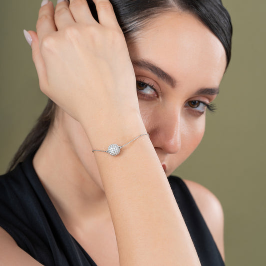 Square Diamond Bracelet - 92Five