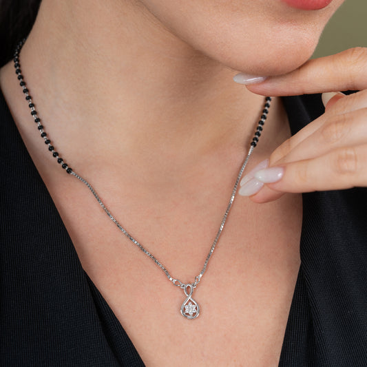 Olga Infinity Delicate Diamond Mangalsutra