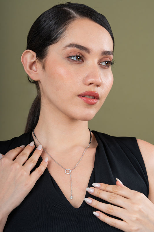 Delicate and Lightweight Diamond Mangalsutra