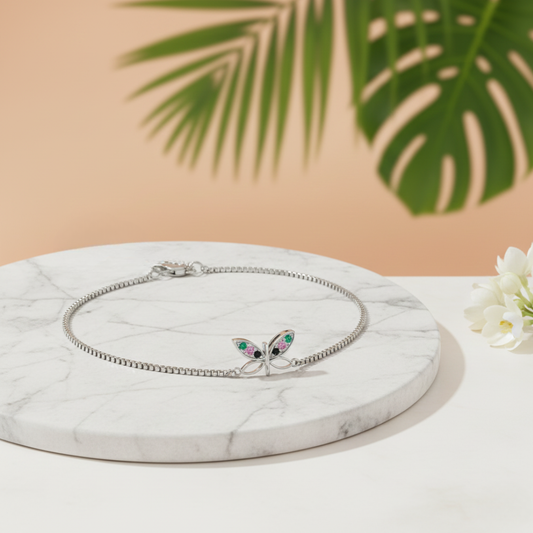 Butterfly Charm Anklet