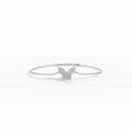 Butterfly Charm Diamond Bracelet
