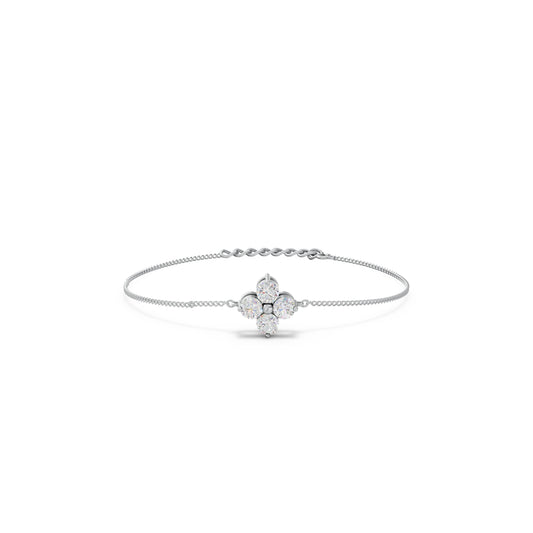 Flower Diamond Bracelet