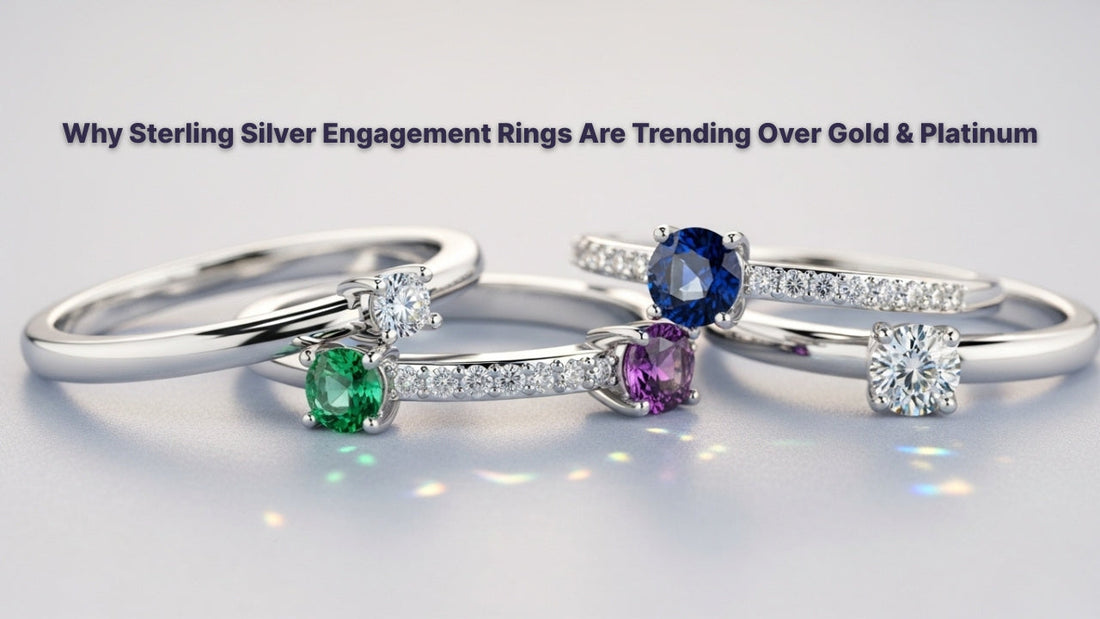 Why Sterling Silver Engagement Rings Are Trending Over Gold & Platinum