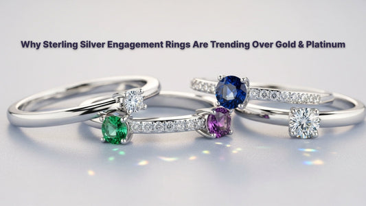 Why Sterling Silver Engagement Rings Are Trending Over Gold & Platinum
