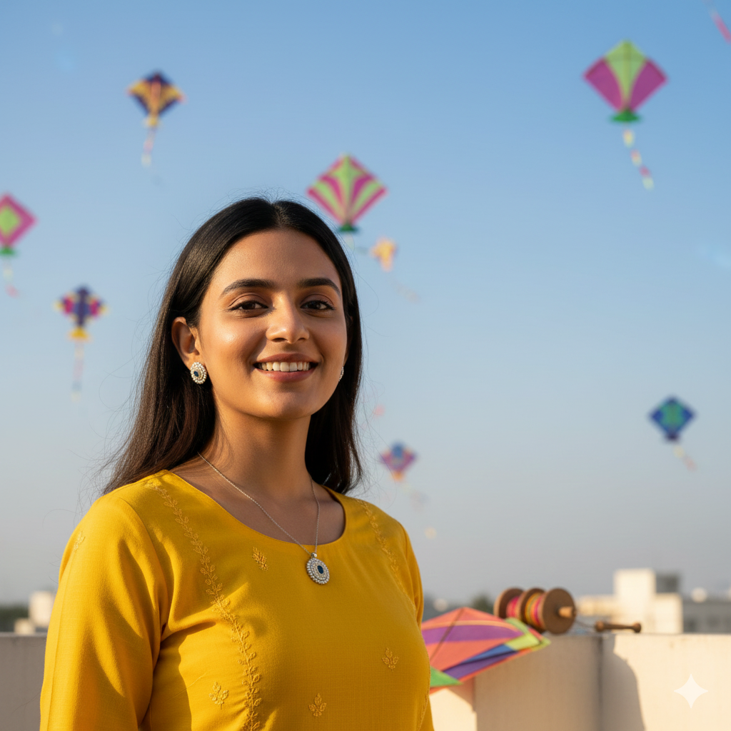 Silver Necklaces & Earrings To Wear During Makar Sankranti Celebrations