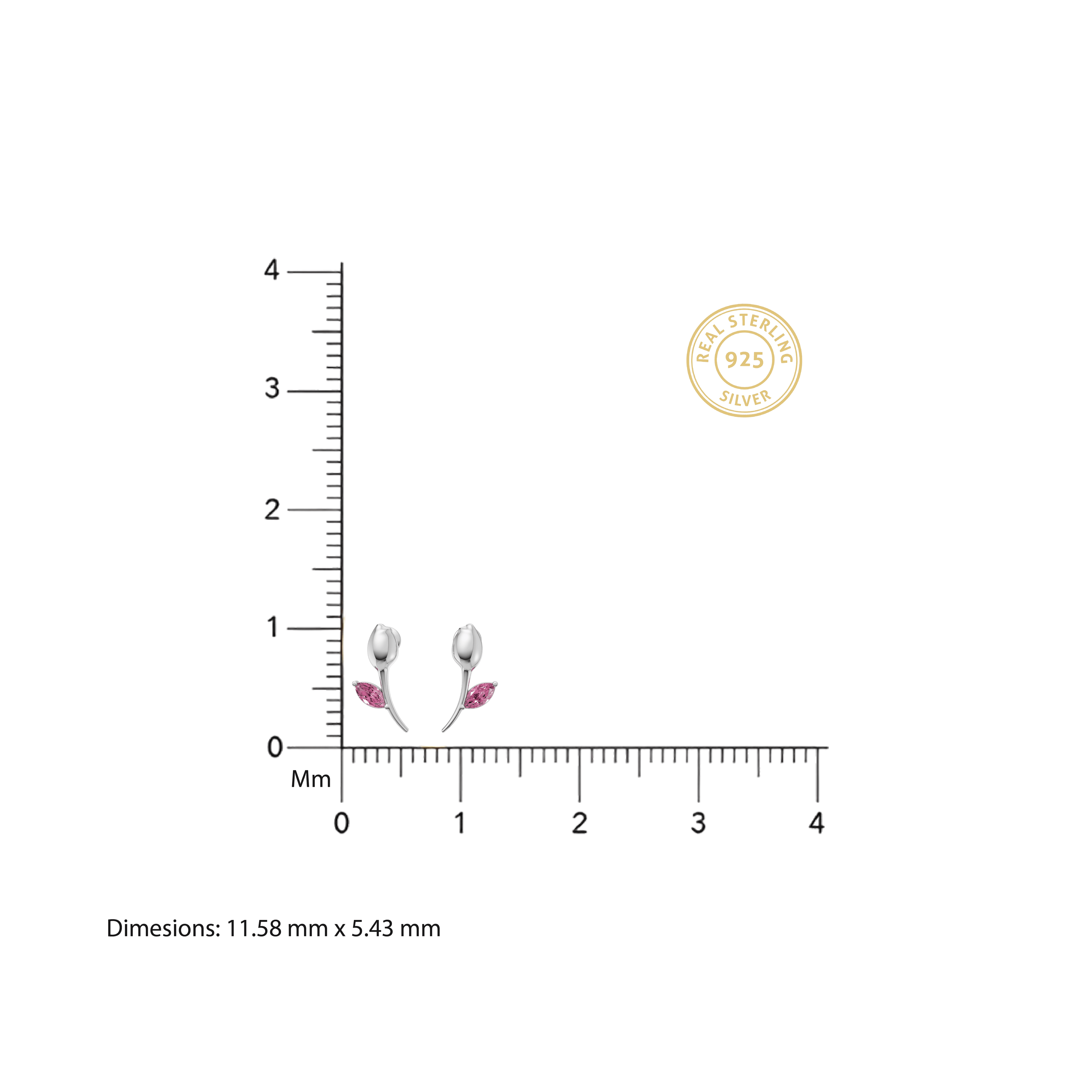 Tulip Minimalist Earrings - 92Five