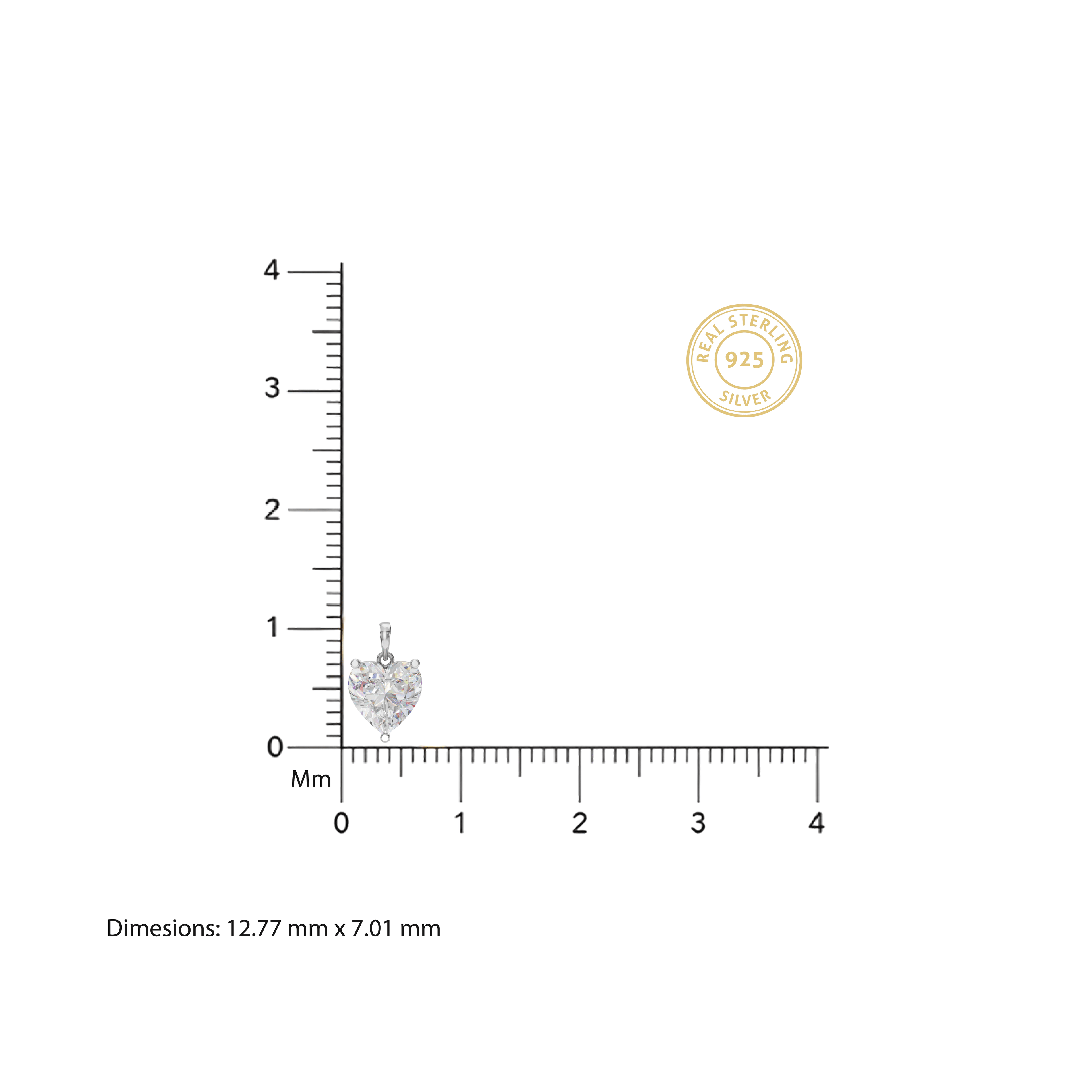 Heart - Shaped Diamond Pendant Set for Women - 92Five