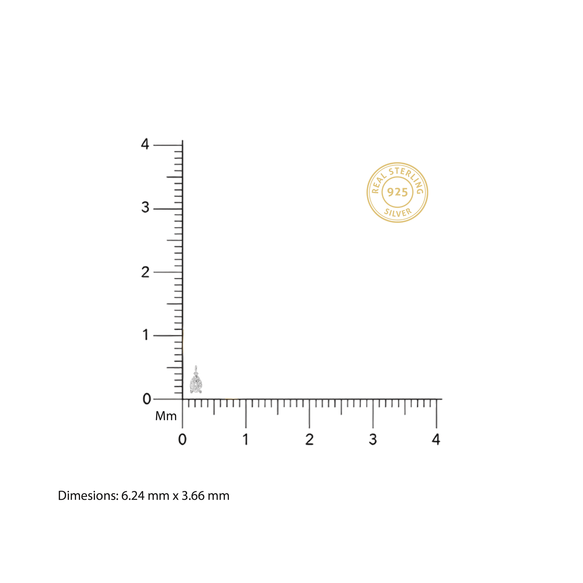 Pear shaped multi - coloured diamond necklace - 92Five