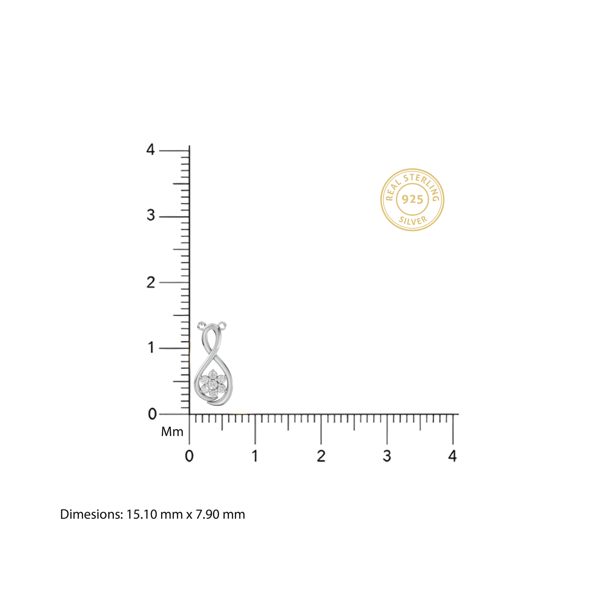 Olga Infinity Delicate Diamond Mangalsutra - 92Five