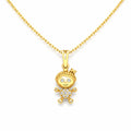 18KT Gold Plated Little Prince Pendant