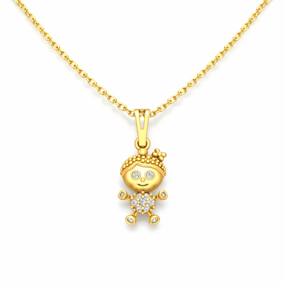 18KT Gold Plated Little Prince Pendant