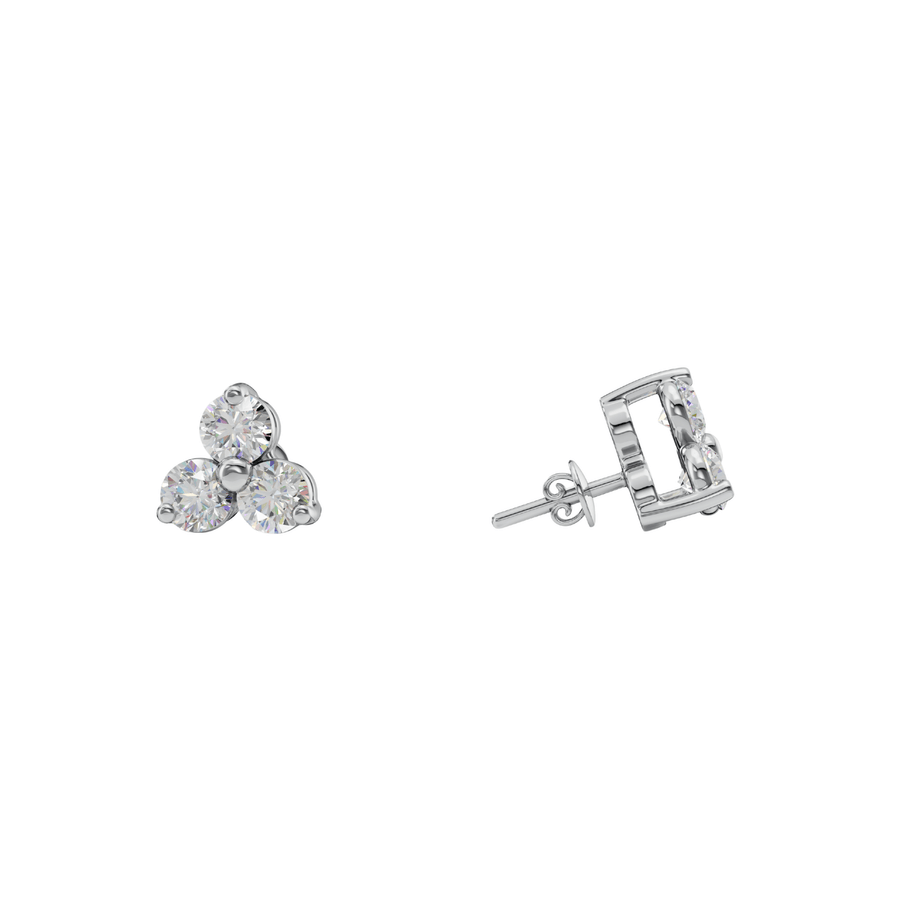 Trio Tiny Stud Earrings