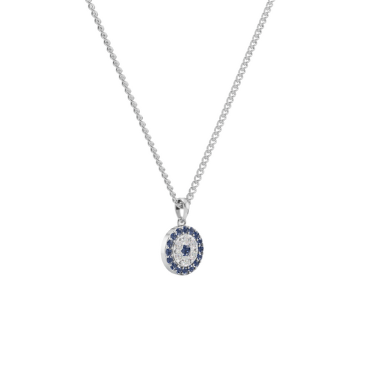 Circular Evil Eye Pendant
