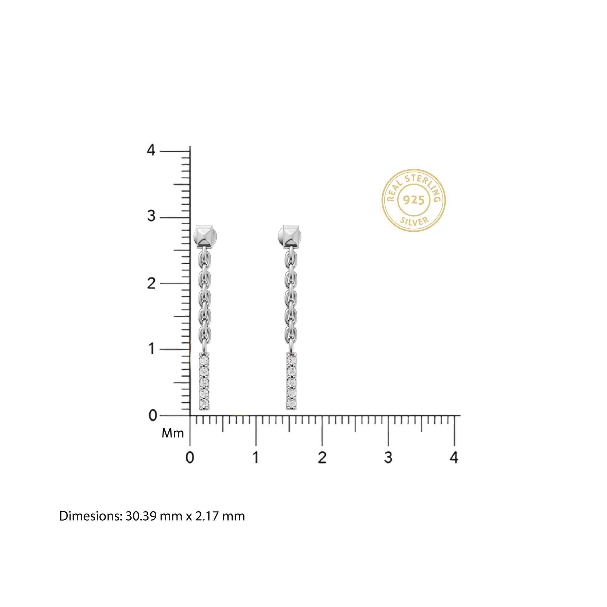 Everyday Diamond Drop Earrings - 92Five