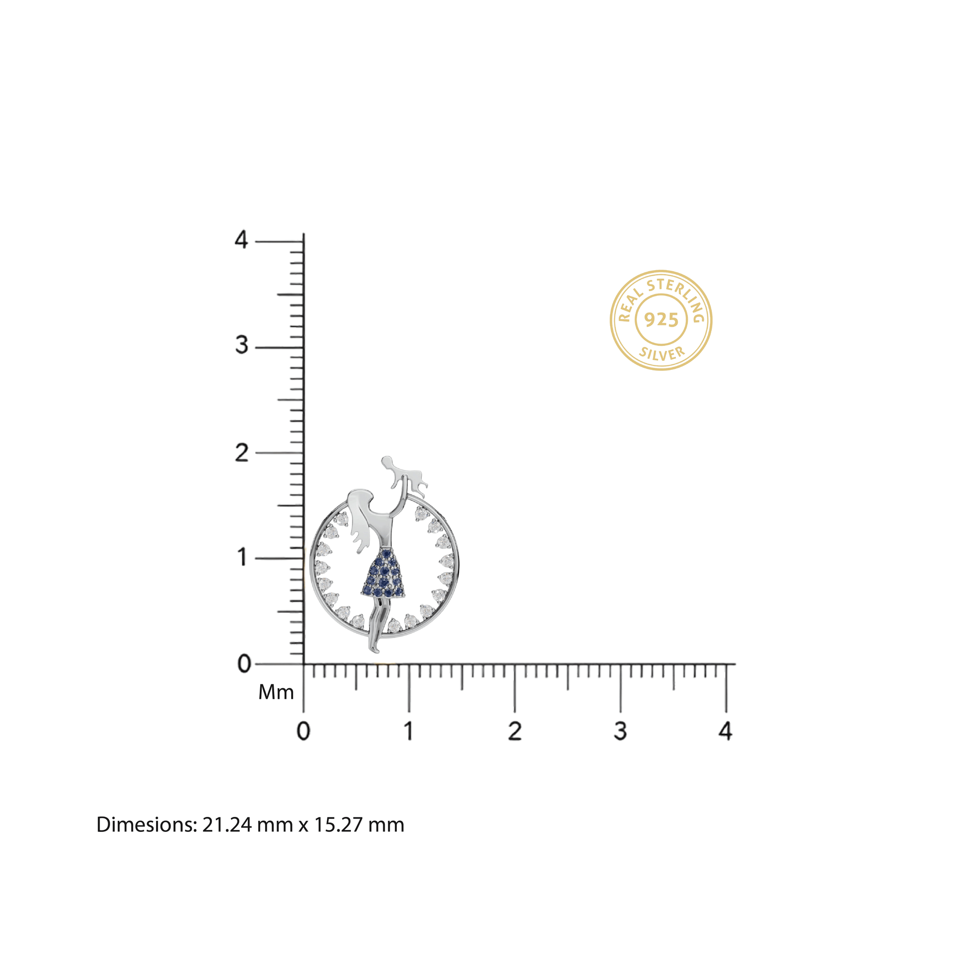 Mother's Love Charm Pendant - 92Five