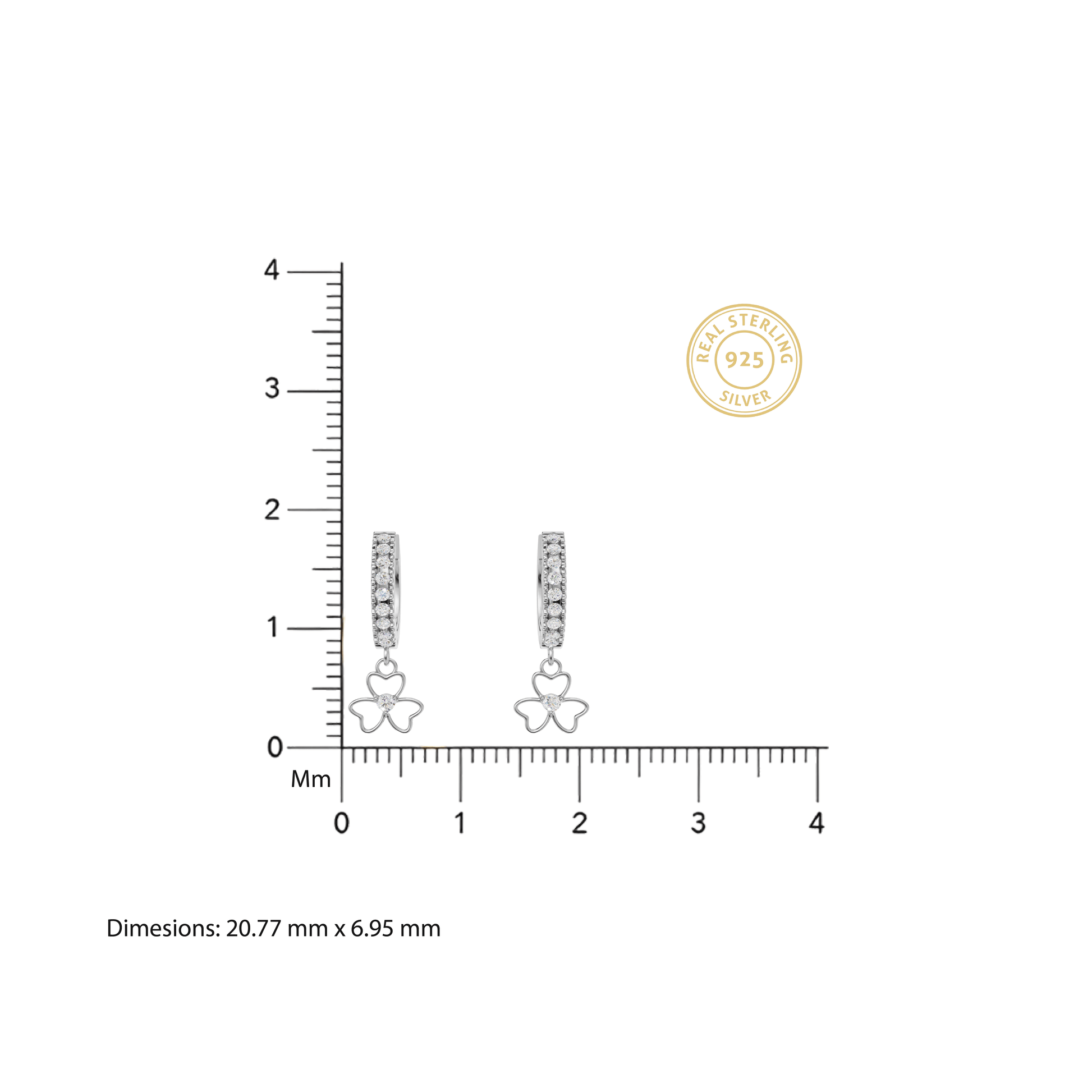 Luxury Diamond Flower Design Earrings – A Symbol of Floral Elegance, Love, and Timeless Beauty - 92Five