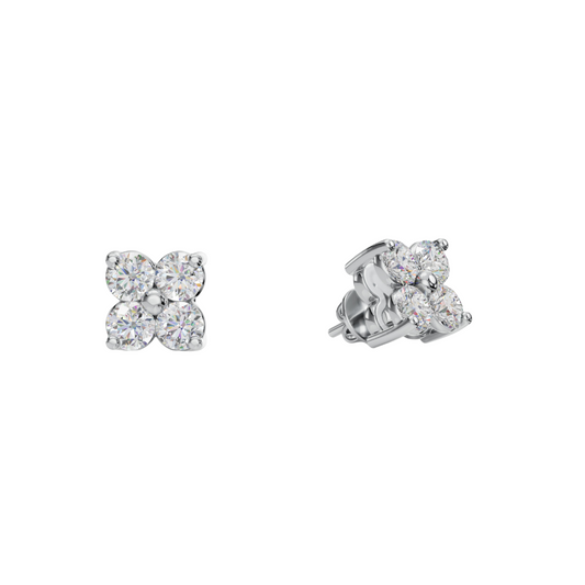 Korean Flower Earrings