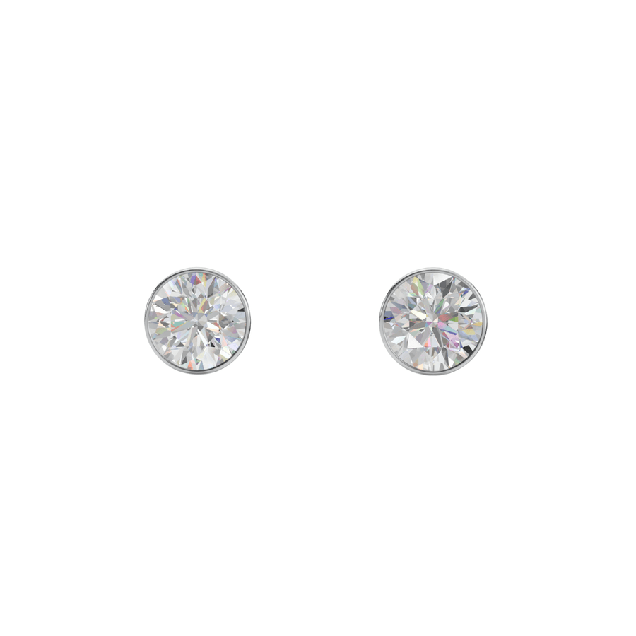 Round Diamond Stud
