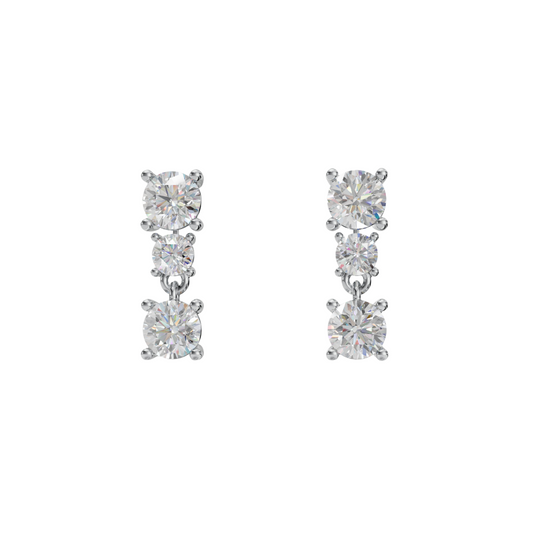 Dazzling Huggie Earrings