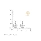 Floral Circle 925 Silver Pendant & Earring Set – 92Five - 92Five