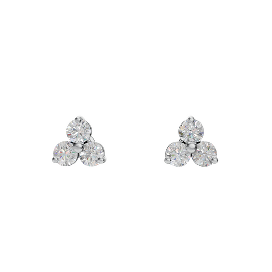 Trio Tiny Stud Earrings