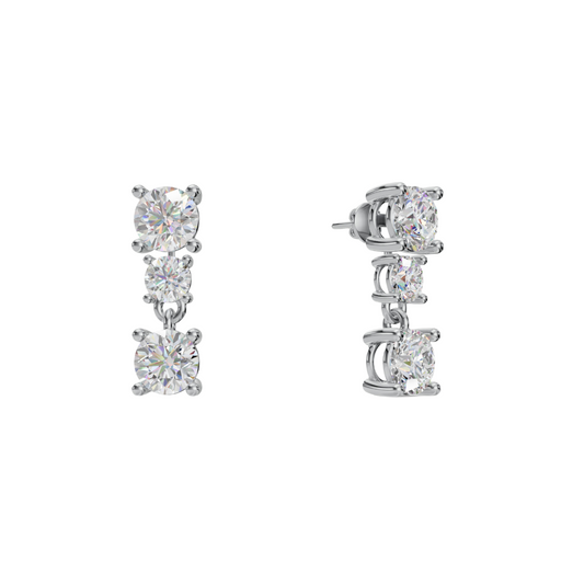 Dazzling Huggie Earrings