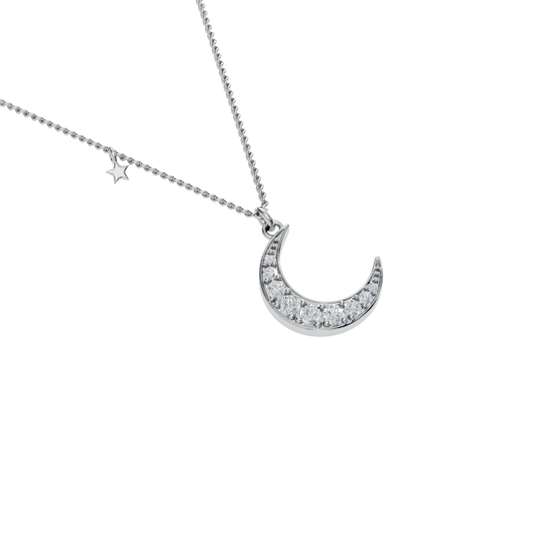 Star and Moon Charm Pendant - 92Five