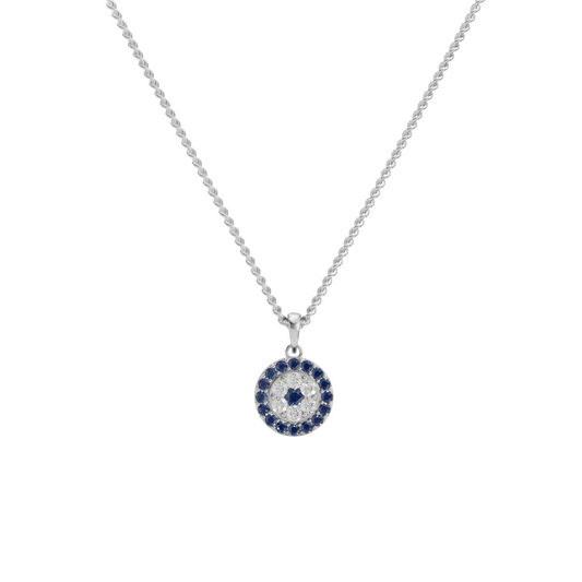 Circular Evil Eye Pendant