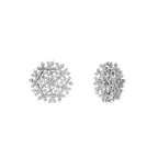Snowflake Modern Geometric Diamond Earring