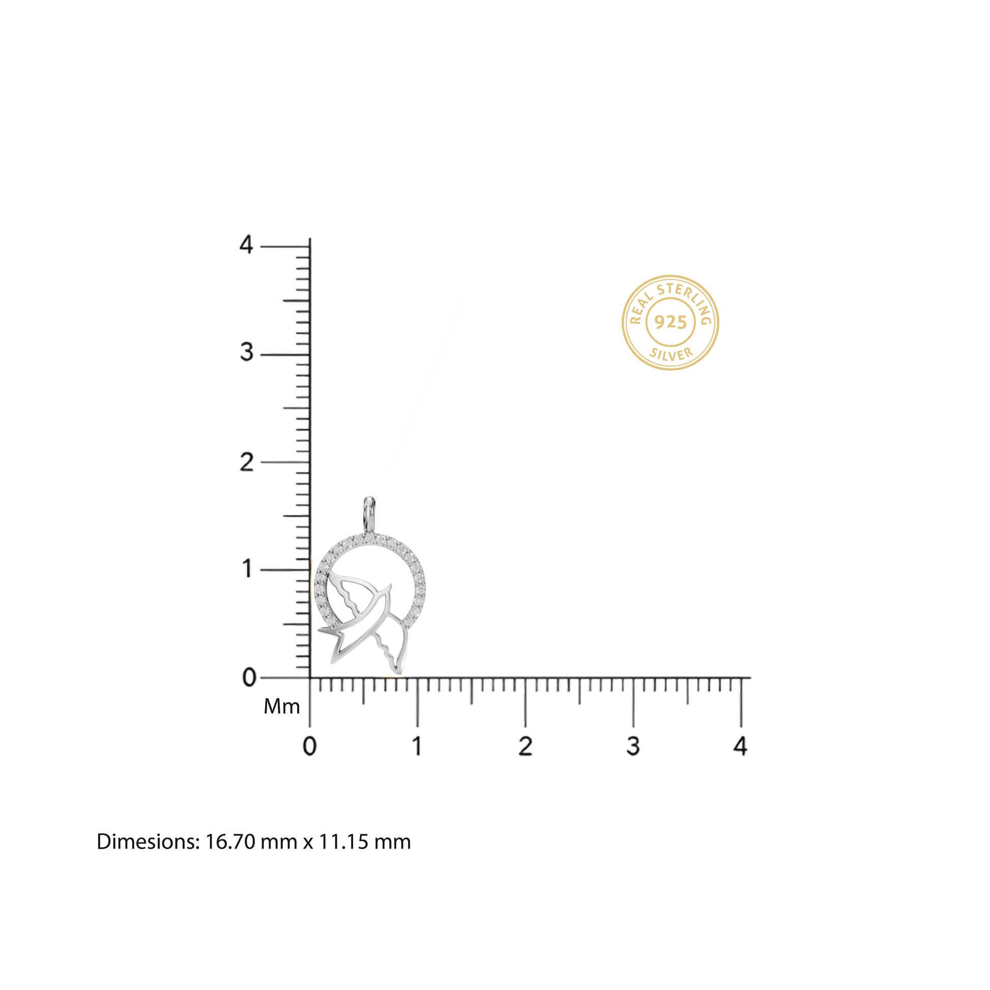 Ready to fly Charm Pendant - 92Five