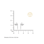 Diamond Swan Drop Earrings - 92Five