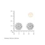 Snowflake Modern Geometric Diamond Pendant Set for Women - 92Five