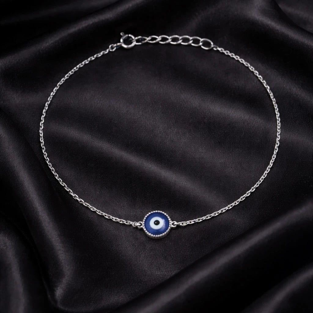 Evil Eye Nazariya Charm Adjustable Anklet Secondary image