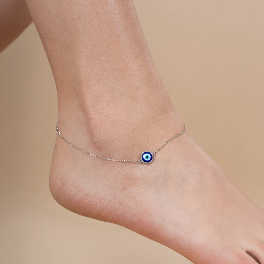 Evil Eye Nazariya Charm Adjustable Anklet