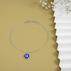 Evil Eye Drop anklet
