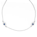 Minimalist Multiple Evil Eye Anklet