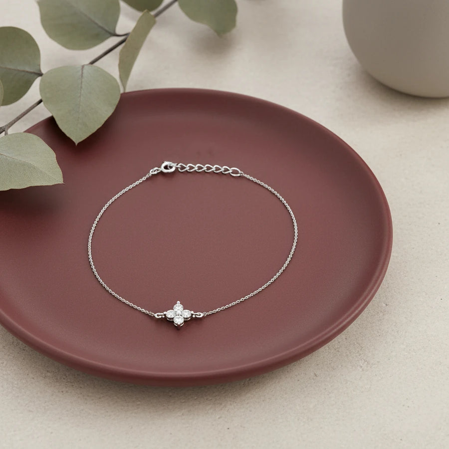 Diamond Studded Anklet