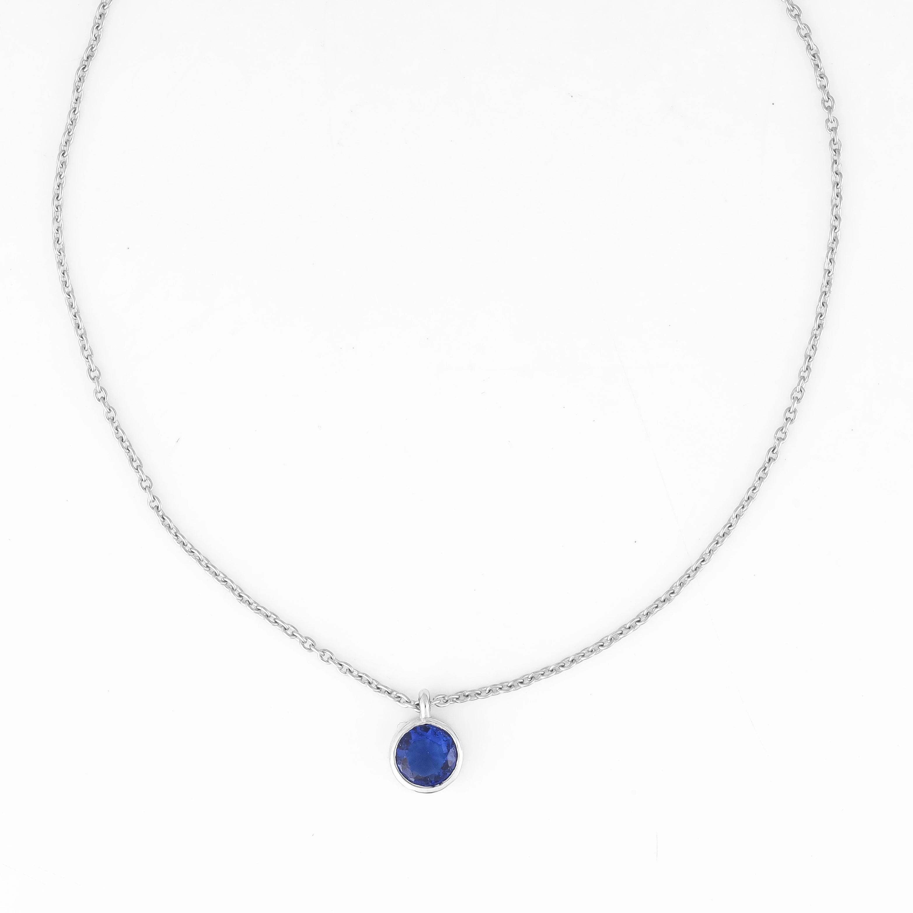 Blue Diamond Anklet