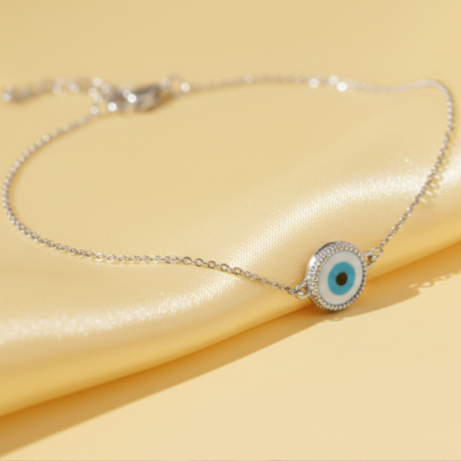 Evil Eye Nazariya Charm Adjustable Anklet
