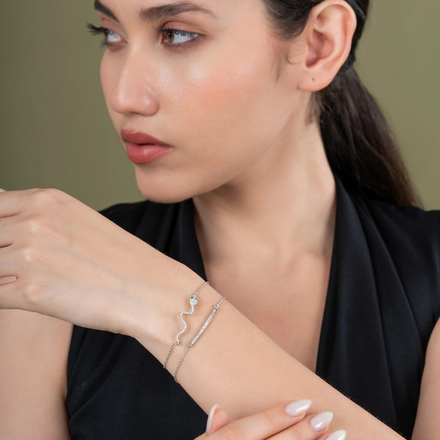 Snake Charm Bracelet Set