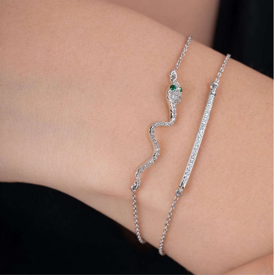 Snake Charm Bracelet Set