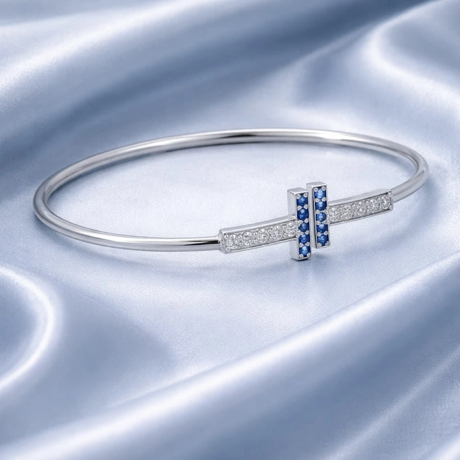 Twisting T Toi et Moi Diamond Bracelet