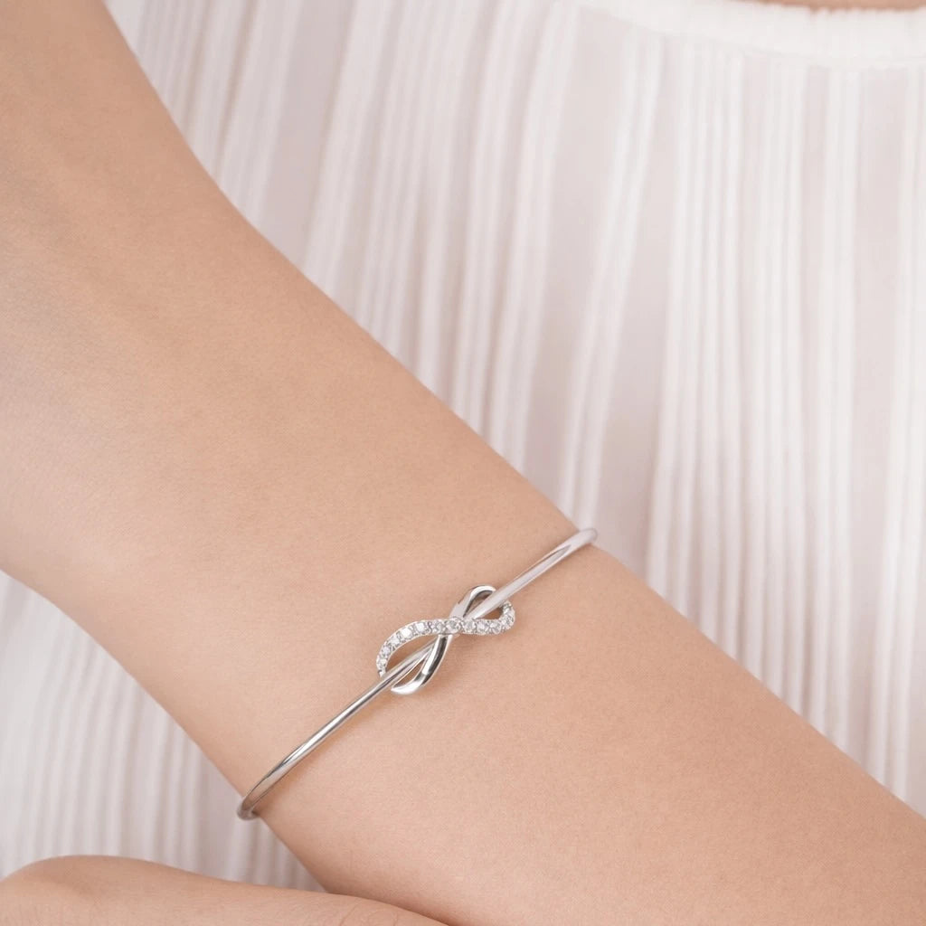 Infinity Silver bracelet Secondary image