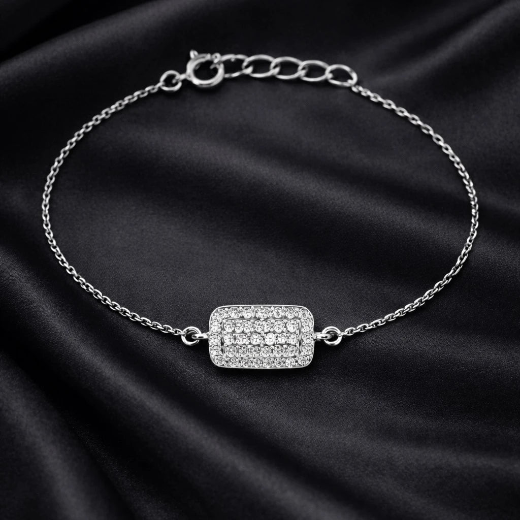 Sparkle Grid Bracelet – Modern Shine Meets Minimal Elegance Main image