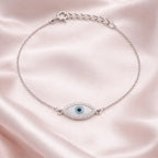 Minimalist Evil Eye Bracelet